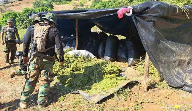 Población de La Libertad felicitó las acciones de la lucha contra el narcotráfico. Foto: Dirandro