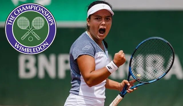 Lucciana Pérez disputa su segunda edición consecutiva de Wimbledon Junior. Foto: Instagram Lucciana Pérez