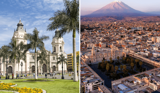 ChatGPT eligió a 5 ciudades del Perú que destacan por sus atractivos turísticos, comercio, economía y otros. Foto: composición LR/Vogue/Gobierno del Perú