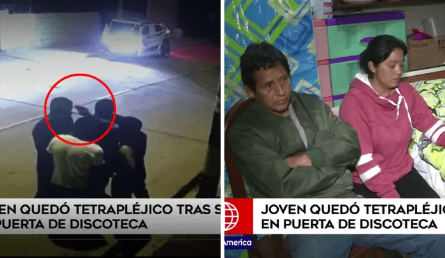 Familiares afirman que el atacante se encuentra libre. Foto y video: América TV