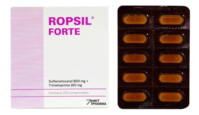 Así se comercializa el medicamento Ropsil Forte. Conoce el uso correcto que debes darle. Foto: Cornershop.