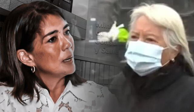 La madre de Sada Goray, Violeta Chong, llegó desde Estados Unidos para acompañar a la empresaria en su situación por haber cometido presuntos delitos de corrupción. Foto: composición de Álvaro Lozano de La República/captura/Latina - Video: Latina