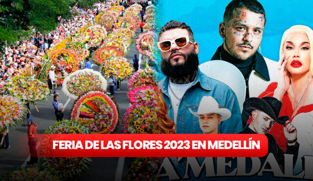 La Feria de las Flores 2023 en Medellín es uno de los eventos más importantes de la capital antioqueña. Foto: composición LR/Semana/Ticketera