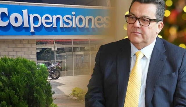 El presidente de Colpensiones, Jaime Dussán, es cuestionado por los despidos masivos en la entidad pública. Foto: Canal 1/ Presidencia/ Composición LR