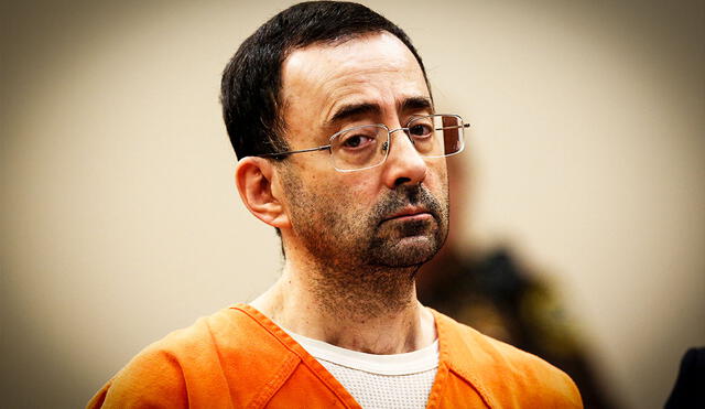 Larry Nassar abusó sexualmente de más de 100 deportistas cuando era médico del equipo de gimnasia de EE.UU. Foto: AFP