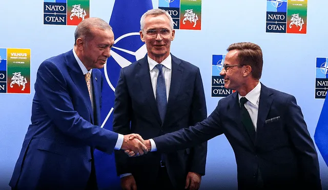 En víspera de cumbre de la OTAN, Turquía levantó el veto para la adhesión de Suecia. Foto: EFE.