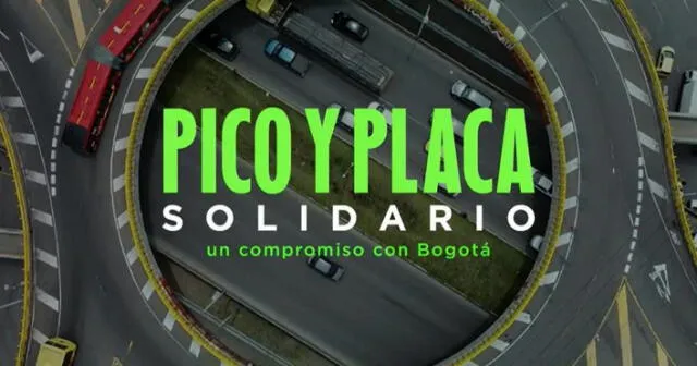 El Pico y Placa Solidario es un programa del Municipio de Bogotá en donde el conductor escoge la periodicidad del permiso de su auto para transitar. Foto: Bogotá.gov