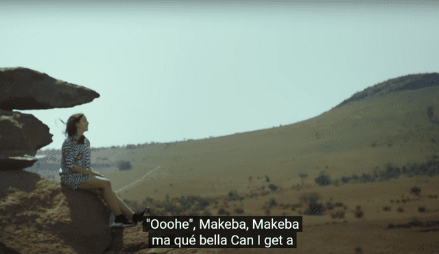 Makeba es una canción que pertenece al disco Zanaka. Foto: Jain/YouTube