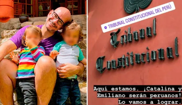 Ricardo Morán busca obtener el derecho de sus hijos de poseer la nacionalidad peruana. Foto: Composición LR/Ricardo Morán/Instagram/Threads