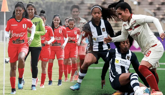 La selección peruana femenina se enfrentará a Argentina el próximo viernes 14 de julio. Foto: composición LR/FPF/Liga Femenina