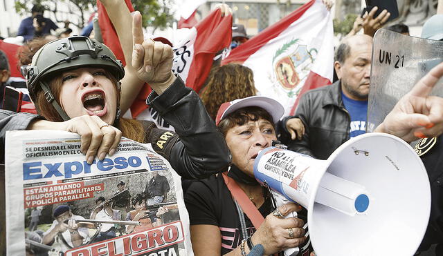 ¿Quiénes son las personas que conforman el grupo de extrema derecha? Foto: Marco Cotrina/La República
