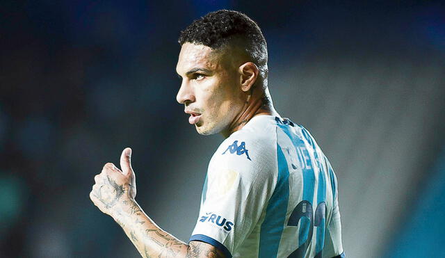 Cifras. Paolo Guerrero disputó un total de 22 encuentros con Racing Club, de los cuales registró 3 anotaciones y 2 asistencias. Foto: difusión