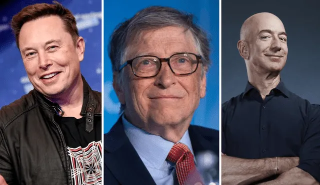 Excompañeros de Bill Gates, Elon Musk y Jeff Bezos destacaron haber aprendido varias cosas tras compartir trabajo con los multimillonarios. Foto: composición LR/AFP