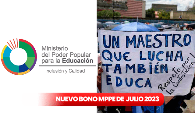 Nuevo bono de julio entregado por el MPPE. Foto: composición LR/El Gran Gestor/César Miguel Rondón