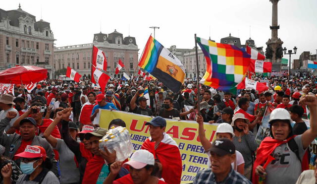 Agrupaciones empresariales cuestionan las marchas, y recuerdan que en las últimas se vio afectado el PBI nacional. Foto: Andina