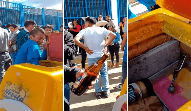 El heladero guardó muy bien el ‘producto’ para evitar ser detectado. Foto: composición LR/@Felixitohmorillos/TikTok