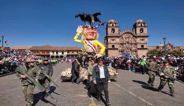 "La descarada" sería una alegoría a la presidenta Dina Boluarte. Foto: cortesía