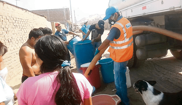 Riesgo. Daños en canal madre ocasionaría escasez de agua. Foto: difusión