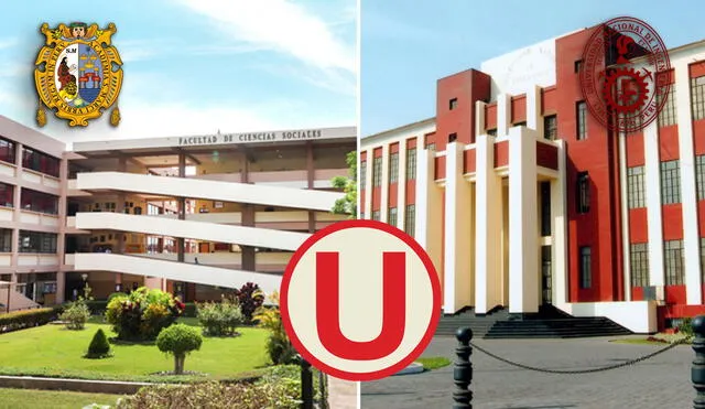 La UNMSM y la UNI son dos de las casas de estudios públicas más importantes del Perú. Foto: composición LR/Andina