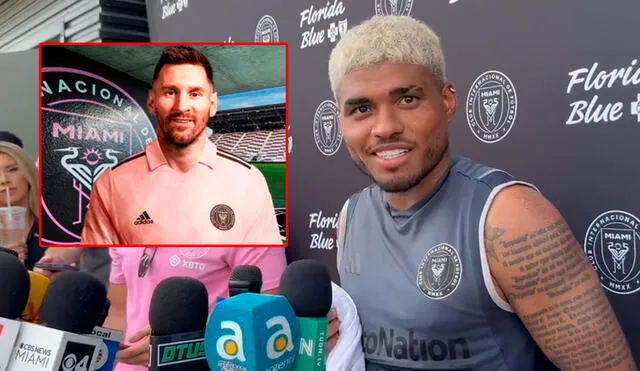 El futbolista venezolano mostró una sonrisa tras ser consultado sobre Messi. Foto: captura de Twitter