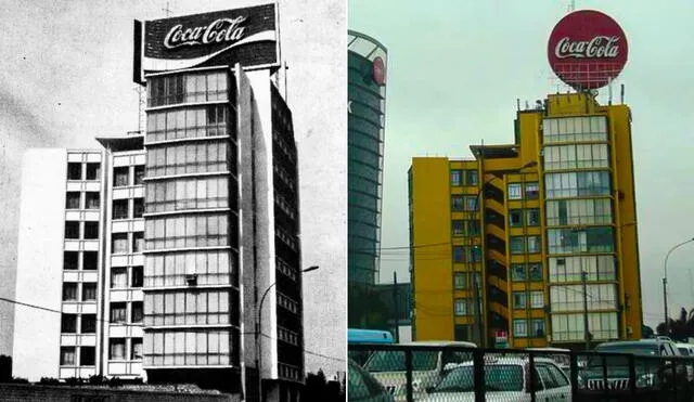 El Edificio Limatambo es recordado por la publicidad que hacía a la marca Coca-Cola. Foto: composición LR/Facebook/Lima la antigua