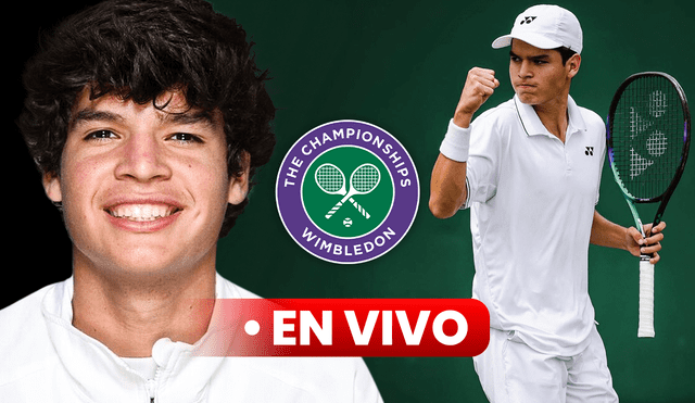 Revive el partido de dobles de Juan Carlos Prado EN VIVO por Wimbledon Junior 2023 HOY, 13 de julio. Foto: composición de Jazmín Ceras/La República/Prado/Wimbledon