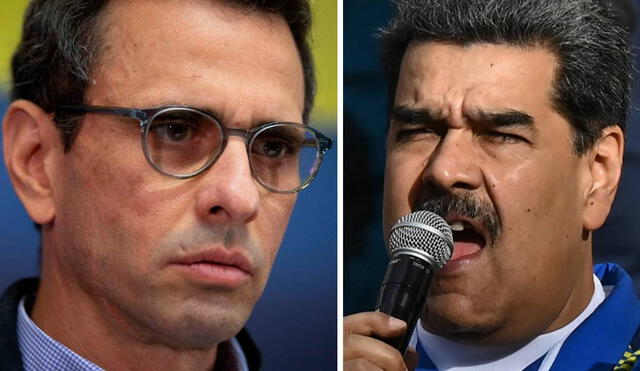 El líder del régimen de Venezuela y el excandidato se han enfrascado en un cruce de palabras en los últimos días. Foto: composición LR/Notitarde/El Nacional