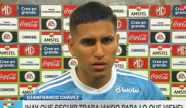 Chávez es titular indiscutible en Sporting Cristal. Foto: captura/ESPN