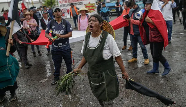 Un sector de pobladores rechaza al gobierno de la presidenta Boluarte. Foto: LR