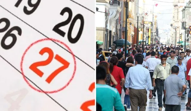El jueves 27 de julio del 2023 será día no laborable en todo el país. Foto: composición LR / Facebook / Andina