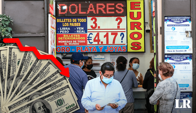 Dólar tuvo su precio más bajo en casi tres años. Foto: Composición LR