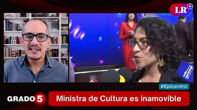 David Gómez Fernandini se refiere a la intención de interpelar a la ministra de Cultura. Foto: Grado 5/LR+ - Video: Grado 5/LR+