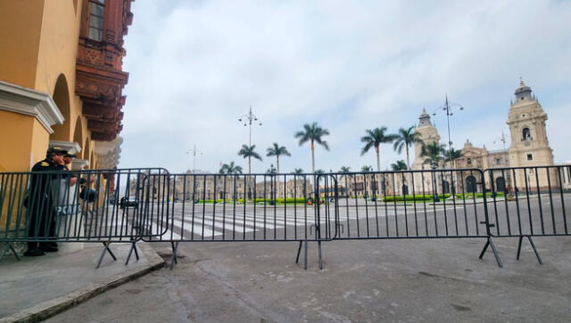 Turistas ni visitantes pueden acceder al corazón del Centro Histórico de Lima. Foto: María Pía Ponce/La República