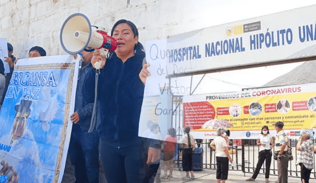 Familiares exigen justicia para mujer que murió en hospital. Foto: composición LR