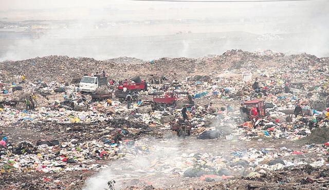 No da más. El botadero de El Milagro ya cumplió su vida útil y debe ser cerrado cuanto antes. Foto: Difusión