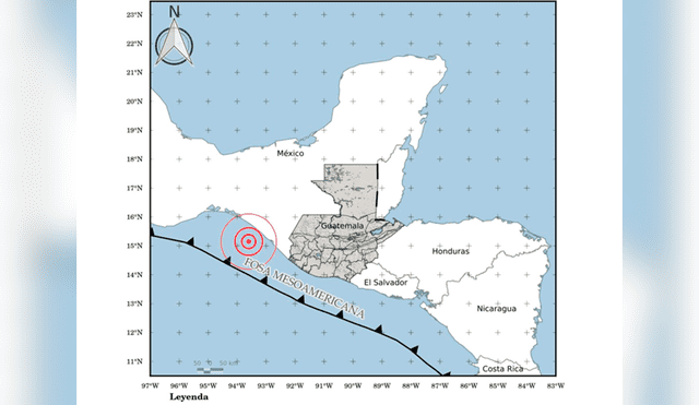 Sismo de 6.5 se registró en el Océano Pacífico. Foto: composiciónLR/INSIMUVEH