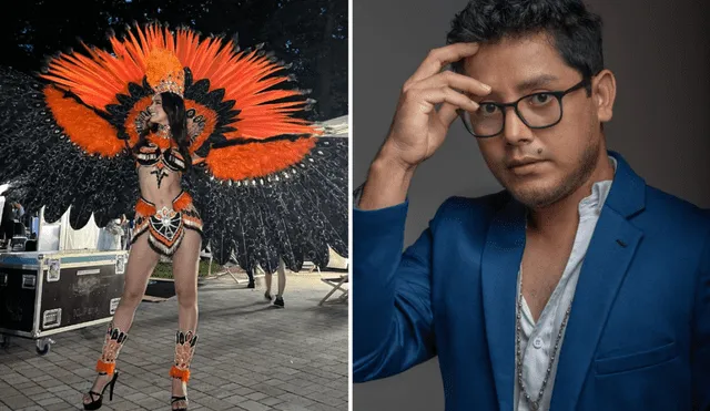 El diseñador Beto Pinedo está en medio de polémica por detalle sobre el traje típico de Valeria Flórez. Foto: composición LR/Instagram/Valeria Flórez/Beto Pinedo