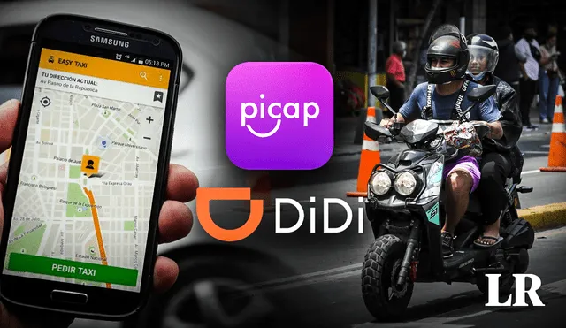 Didi implementará un nuevo servicio de taxi en moto, pese a estar prohibido. Foto: Composición/LR