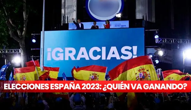 Las elecciones generales en España ya apuntan a tener un favorito, o así lo refleja la última encuesta de 40Db. Foto: composición LR