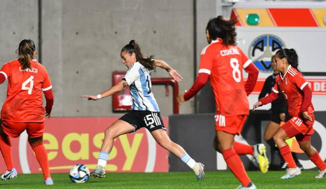 Perú y Argentina se enfrentaron en Buenos Aires. Foto: Selección Argentina/Twitter