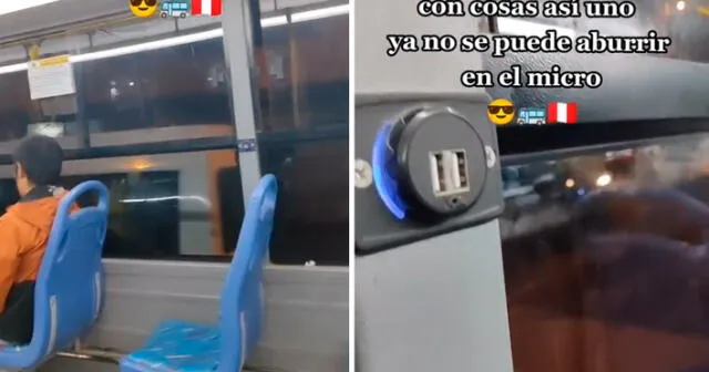 El joven no dudó en grabar el peculiar puerto USB. Foto: composición LOL/captura de TikTok/@GustavoVasquez1995