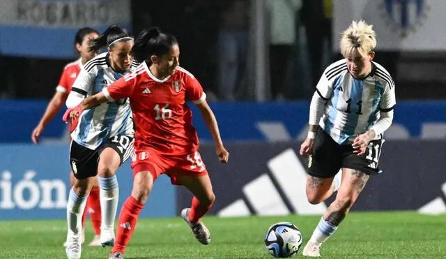 Perú vs. Argentina se enfrentaron en amistoso femenino. Foto: La Bicolor/Twitter