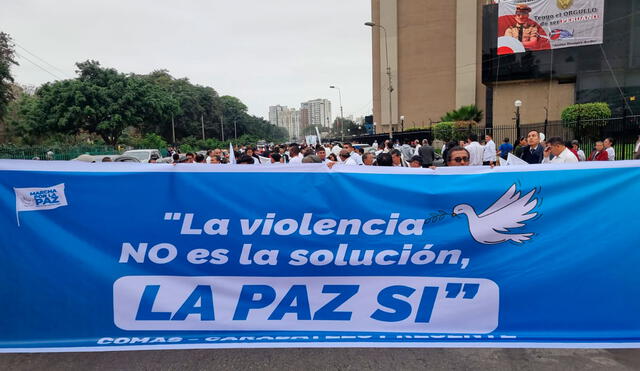 'Marcha por la paz' ha sido convocada una vez más para este sábado 15 de julio. Foto y video: Gabriel Serpa/La República