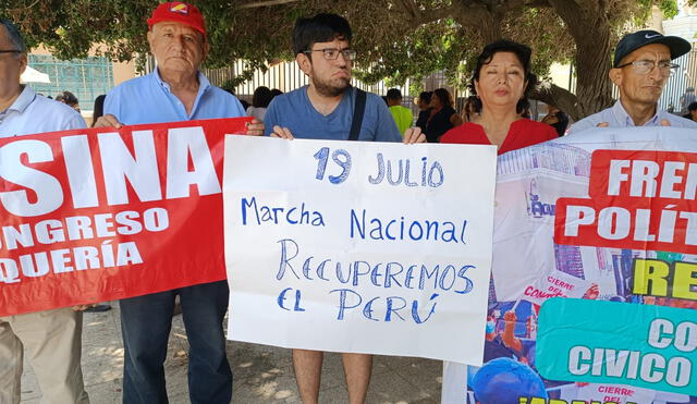 Dirigentes de gremios de la región Piura. Foto: Maribel Mendo/La República