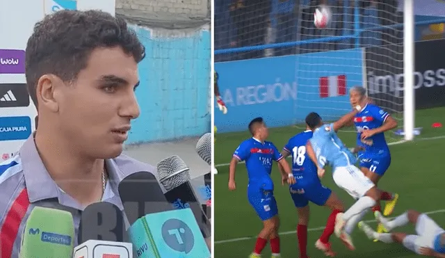 Matías Succar es el goleador de Carlos Mannucci en la temporada. Foto: composición LR/Tribuna Deportiva/Liga 1 - Video: Tribuna Deportiva