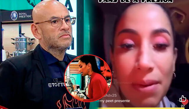 Seguidores de Mr. Peet le habrían escrito a Nelly Rossinelli para hacerle una advertencia si es que deja fuera a Mr. Peet. Foto: composición/LR/captura/TikTok/Latina