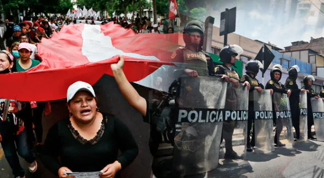 La CNDDHH presenta recomendaciones para todos aquellos que participarán en la 'Tercera toma de Lima'. Foto: composición LR