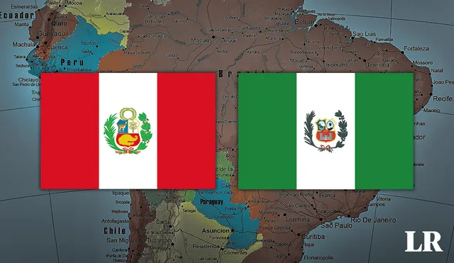 La bandera perteneciente a este país tiene gran similitud con la de Perú, sobre todo por el escudo. Foto: composición de Álvaro Lozano/La República