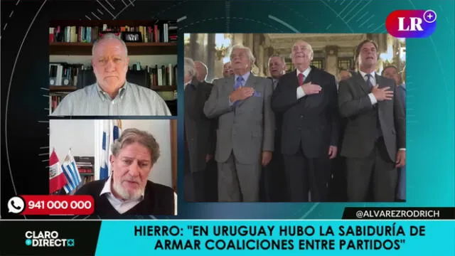 Luis Hierro López resaltó la importancia de los partidos políticos en "Claro y directo" este 17 de julio del 2023. Foto: YouTube/LR+