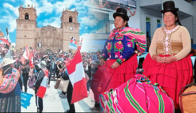 Peruanos inician su viaje para la Tercera toma de Lima. Foto: Composición LR